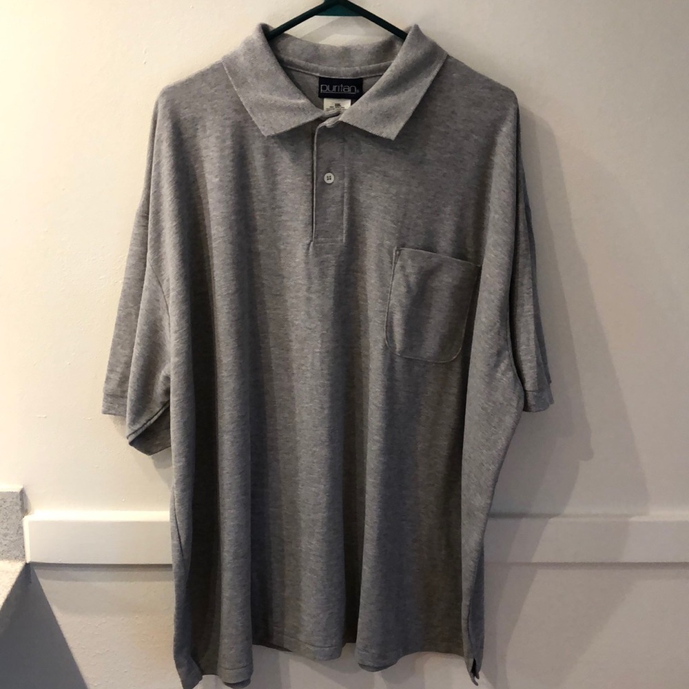 Puritan collared knit  polo shirt.